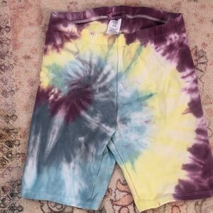 Tie Dye Biker Shorts